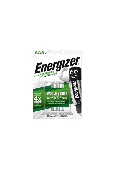 Energizer Set 2 acumulatori reincarcabili, preincarcati, Energizer, tip AAA POWER PLUS R3 700mAh