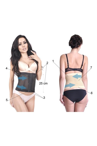 Orirose Tummy Slim postpartum belly belt, with 3 compression levels, 25 cm high waist