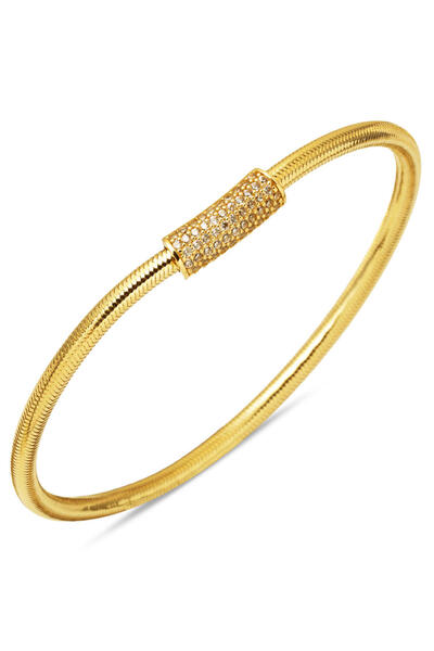 Bilezikci İtalyan Esnek Bileklik 14 Ayar Altın