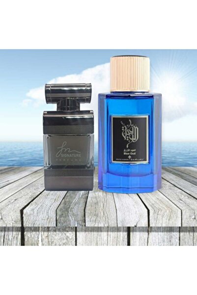 IBRAQ ابراهيم القرشي عط العود الازرق مع عطر سجنتشر 200 مل