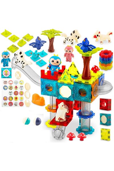 Ricokids Building set with magnetic pieces, stimulates creativity and imagination, exercises coordination...