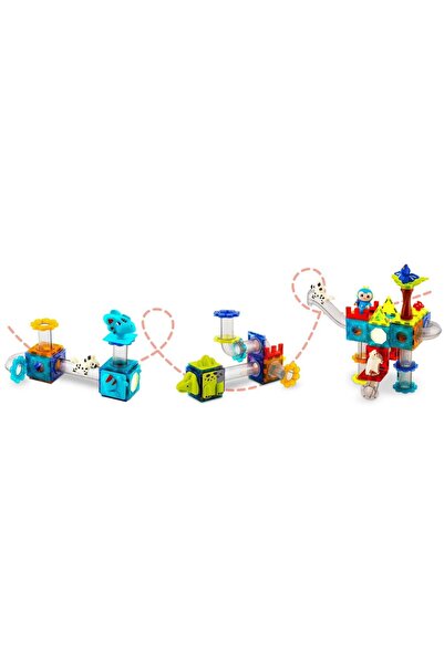 Ricokids Building set with magnetic pieces, stimulates creativity and imagination, exercises coordination...
