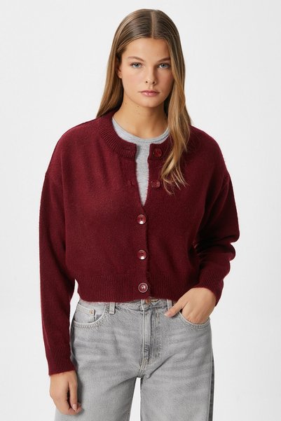 Nimas Women's Buttoned Knitted Cardigan