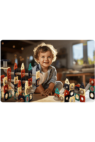 Ricokids Building set with magnetic pieces, develops fine motor skills, exercises hand-eye coordination...