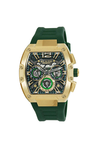 Blade Magnifique Power 3652 G 5 GEE SS & Silicone Strap Multifunction Men's Watch