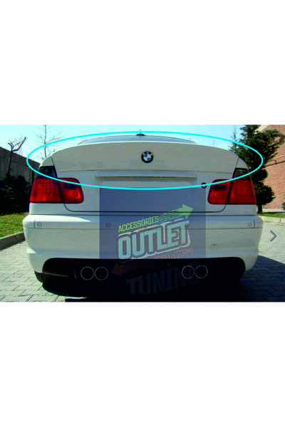 ALMİNOX AUTO PLAST Bmw E46 3 Serisi Csl Spoiler Piona Black 1999/2006 Spoyler