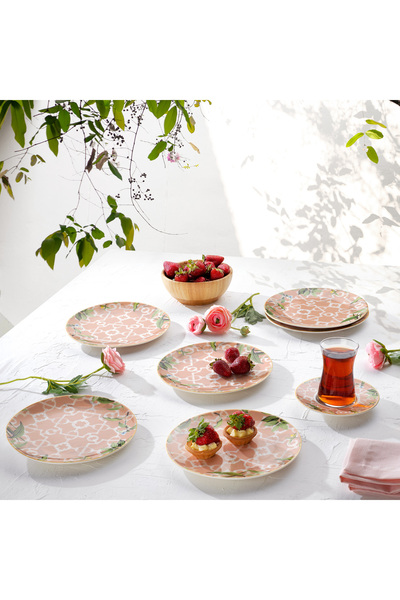 Schafer Sorte Pasta Set 6 Pieces - Pink