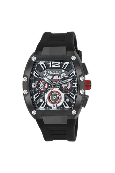 Blade Magnifique Imprint 3652 G 5 NNN SS & Silicone Strap Multifunction Men's Watch