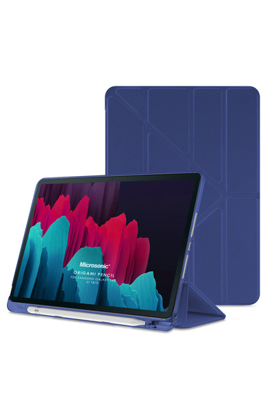 Microsonic Samsung Galaxy Tab S10 FE Kılıf Origami Pencil Lacivert