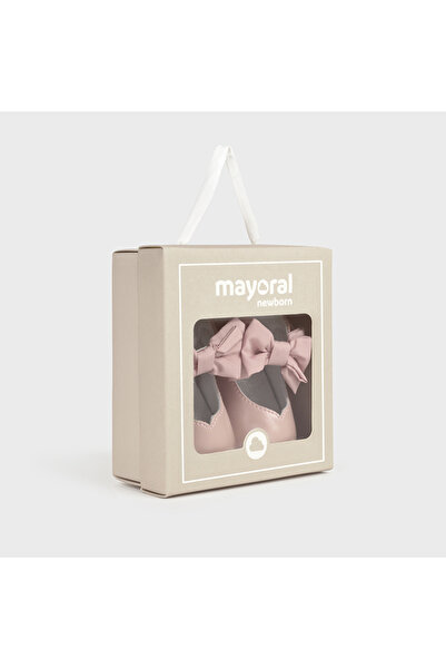 MAYORAL YeniDoğan Kız Bebek Deri Babet L26K9961-Pembe
