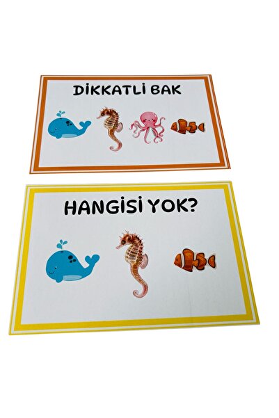 Loyameri Kidsshop انتبه، أي منهما غير موجود؟ بطاقات الحيوانات 20 زوجًا، 40 بطاقة