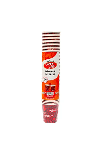 Homemate Home Mate Paper Cup HD 7oz MM6 – 50pcs | Durable, Eco-Friendly Disposable Cups