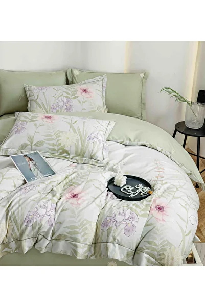 CHIRASO CHIRASO Bedding, LUX, Gift Box, ELASTIC Sheet 180x200+30cm, Duvet Cover 200x230, 4 Pillowcases