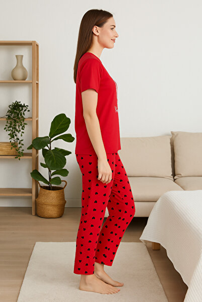 LXL Women's Short Sleeve Double Set