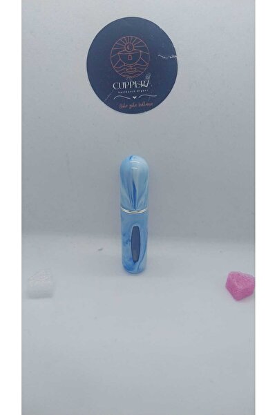 CUPPERA Mini Seyahat Parfüm Dolumlu Atomizer, Taşınabilir Parfüm Sprey Şişesi...