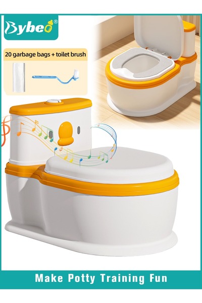 BYBEO Baby Potty Training Seat, Kid Size Potty, Realistic Potty Training Toil...