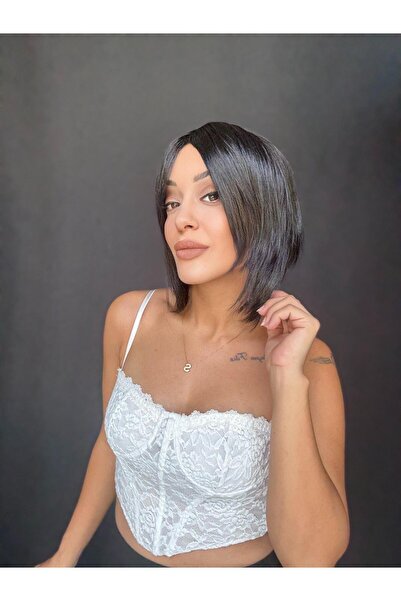 Suzan Peruk Gerçek Saç Dokusunda Tepe kısmı cilt görünümlü Medikal Peruk - Bo...