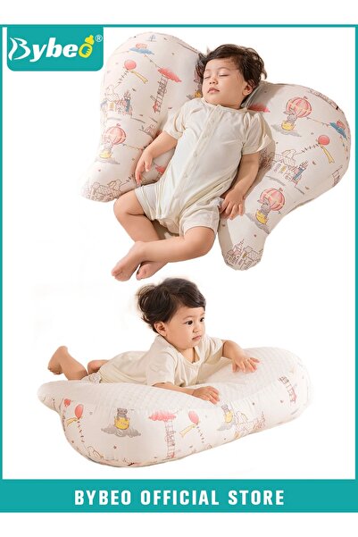 BYBEO وسادة رضاعة للأطفال، متعددة الوظائف، وسائد للمساعدة على النظر والاستلقا...