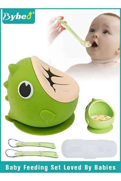 BYBEO Multifunctional Baby Bowl with Two Spoons, Toddler Food Snack Bowl with...