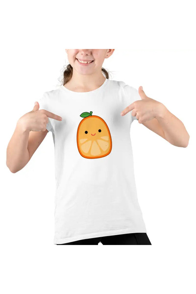 OEM Tricou Copii Fete Squishmallows Portocala