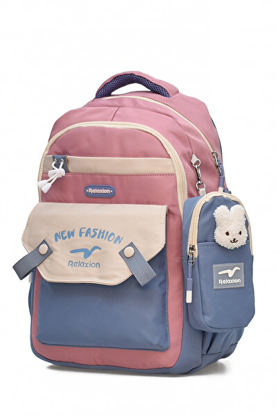 ELATAE Waterproof Fabric Children's Multi-Eye Orthopedic Backpack School Bag 1513