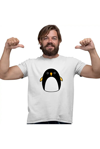 OEM Мъжка тениска Squishmallows Penguin Antarctica
