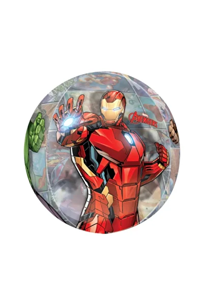 AVENGERS Balon folie rotund, multicolor, 40 cm, Power Unit,