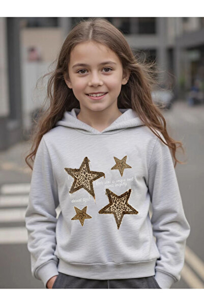 uyguntarz Παιδικό φούτερ με στάμπα Eternal Light Oversize