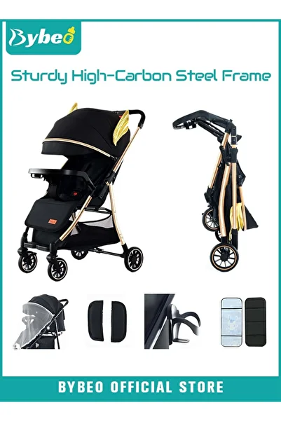BYBEO Baby Lightweight Strollers for Toddlers Kids, Infant Portable Travel Stroller With Compact Design, Q