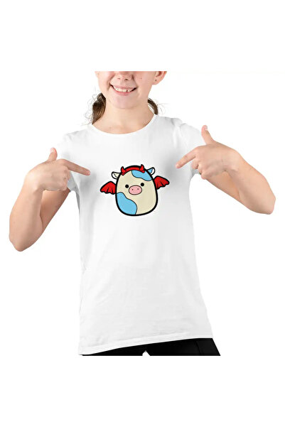 OEM Tricou Copii Fete Squishmallows Porc Liliac