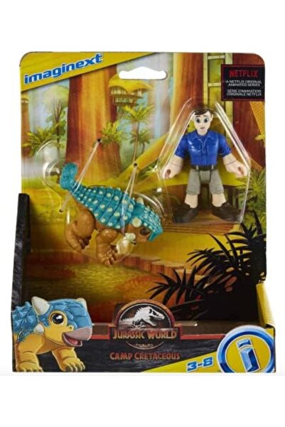 Imaginext مخيم العالم الجوراسي: مجموعة شخصيات بامبي وبن