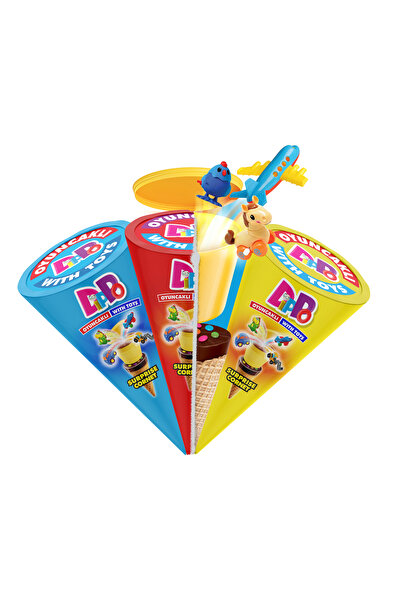 ZİRVE ÇİKOLATA DİPPO OYUNCAKLI KORNET 25 GR (12adet)