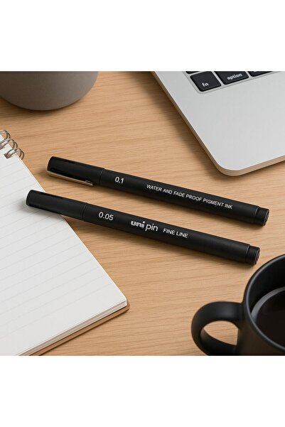 UNİ-BALL Uni-Pin Technical Drawing Pencil 0.03-0.05-0.1-0.2-0.3-0.4-0.5-0.6-0.7-0.8-Chisel 3.0 (Total 11 Pieces)