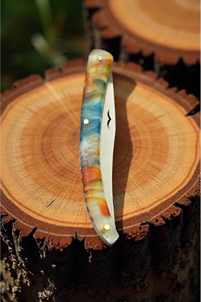 MERTCAN KNİFE 20 cm epoksi yaylı kıl çakı outdoor ve kamp bıçağı mutfak bıçağ...