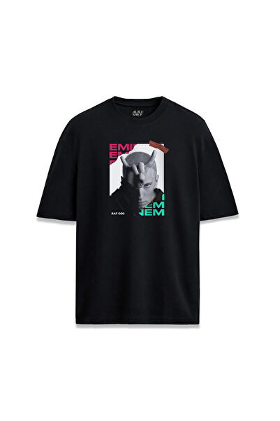 Darkia تي شيرت مريح للجنسين بتصميم مطبوع خاص من Eminem Rap