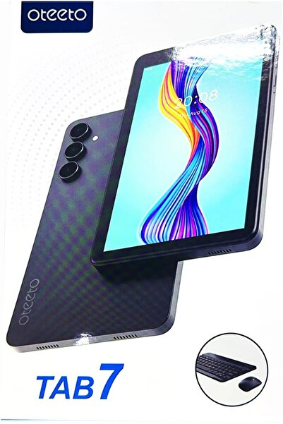 OTEETO TAB7 Kids Tablet, 256GB ROM, 8GB RAM, WITH KEYBOARD MOUSE BLUE COLOR