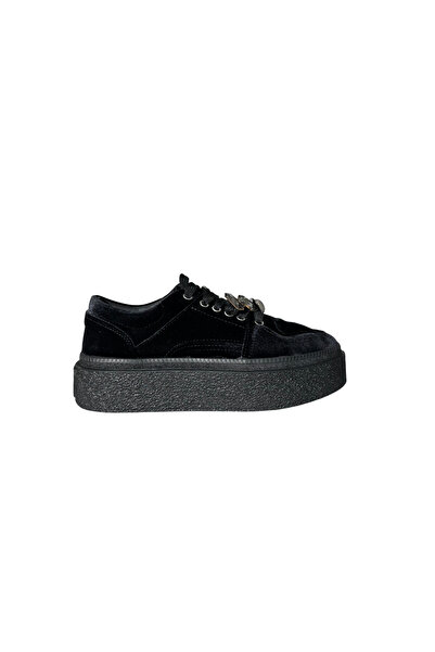 Guja 25K475 SİYAH TAŞ DETAYLI KADIN SNEAKER