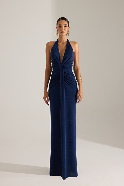 BETTY & SAM JENNY LACİVERT ELBİSE