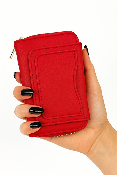 UCCELLO محفظة نسائية - محفظة أنيقة وعملية بسحاب، متعددة الأقسام، مع حامل بطاقات