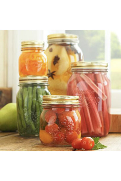 Bormioli Rocco Set of 6 glass jars with lids BORMIOLI QUATTRO STAGIONI, 110ml, D6.1xH6.8cm (3.57766)