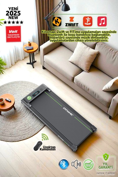 Voit Garantili Dynamic T500 Koşu Bandı Tutma Kolsuz Bluetooth Uzaktan Kumanda...