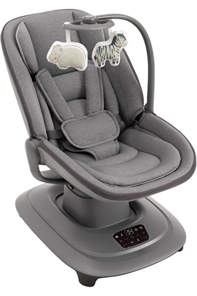 Mastela مهد أطفال فاخر متعدد الحركات - هزاز كهربائي مع موسيقى، ومؤقت، وناموسية، وجهاز تحكم عن بُعد