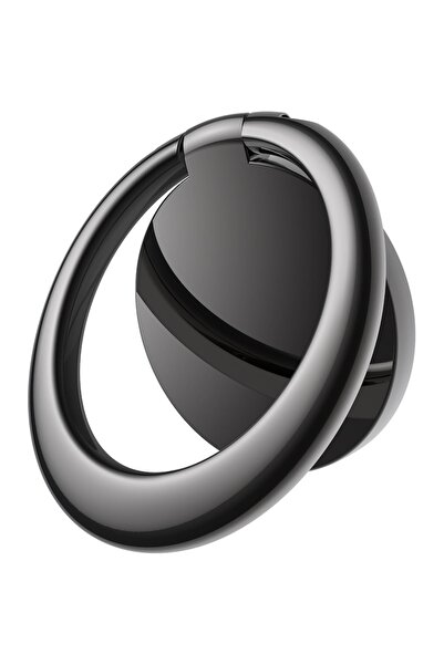 General Store SA&SO General Store®, Adhesive Ring Support for Phone, Metallic, Chrome Black