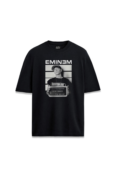 Darkia تي شيرت مريح للجنسين بتصميم مطبوع خاص من إيمينيم