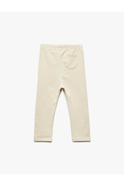 Koton Ecru Baby Boy Sweatpants 6Wmb40008Tk