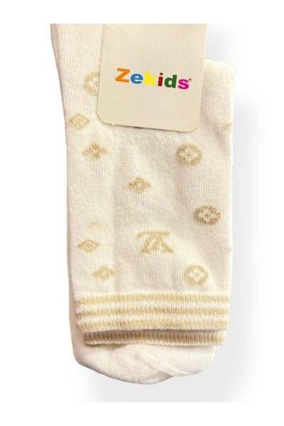 Zekids Girl's Cotton Printed Cotton Socks