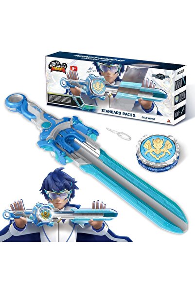 scntoys Infinity Nado Power Pack - Gale Wings Kılıç Fırlatıcı ve Metal Topaç Infınity Nado Kılıç Beyblade