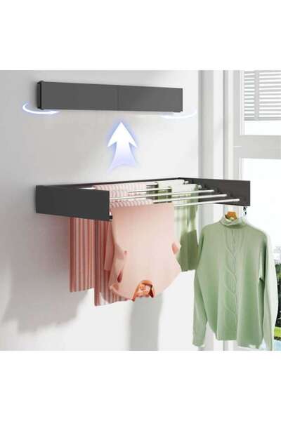 Bezubi FlexDry Foldable Clothes Dryer, Wall-Mounted, Retractable