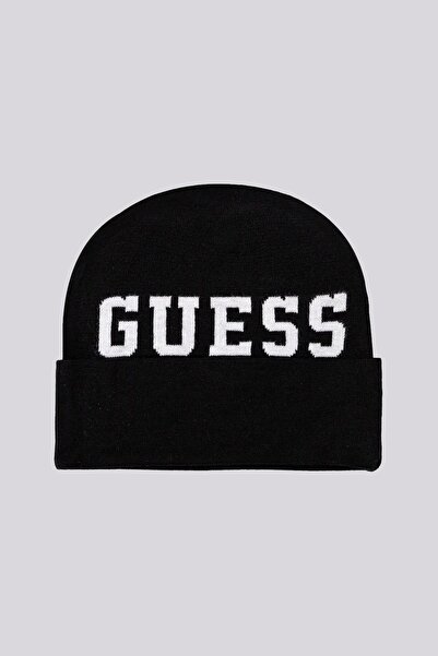 Guess Bg Store Boy's Black Beret