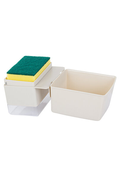 zola ® 2-in-1 dispenser with sponge and dishwashing detergent dispenser included